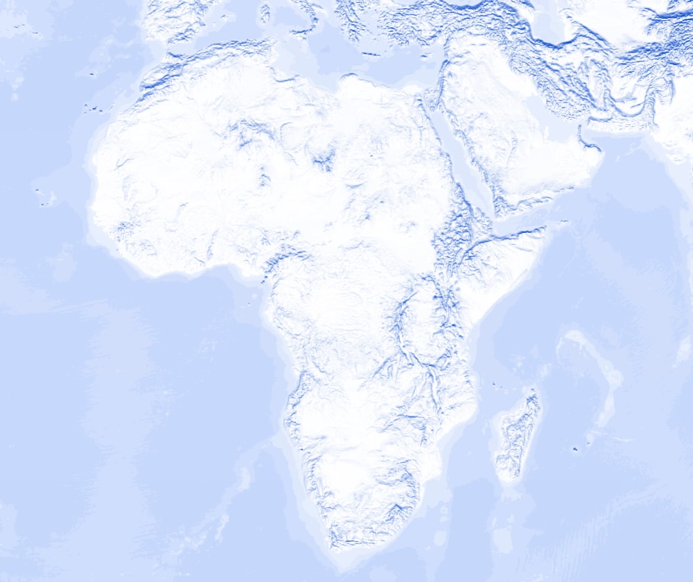 Africa on mapbox source